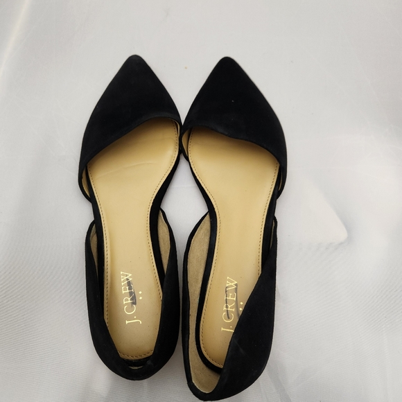 J Crew Factory Zoe suede d'Orsay flats F5310 - Picture 3 of 17